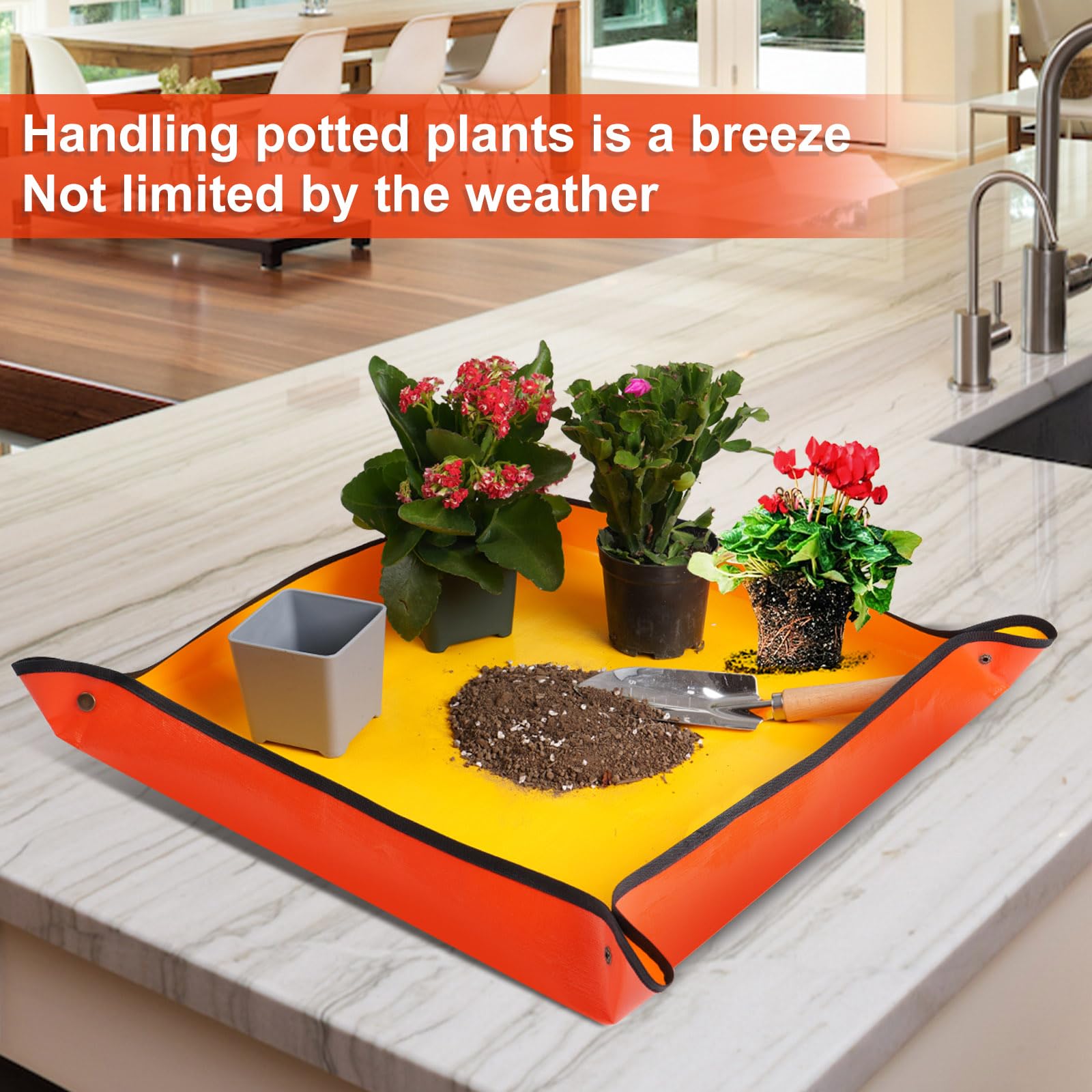 HNXTYAOB Repotting Mat used for transplanting small plants