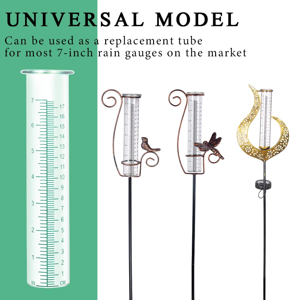 HOBYLUBY rain gauge replacement tube dimensions