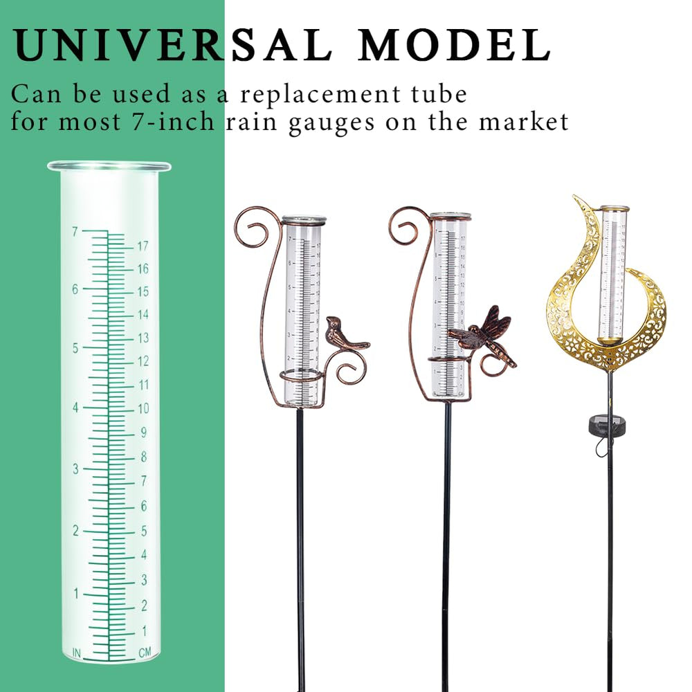 HOBYLUBY rain gauge replacement tube dimensions