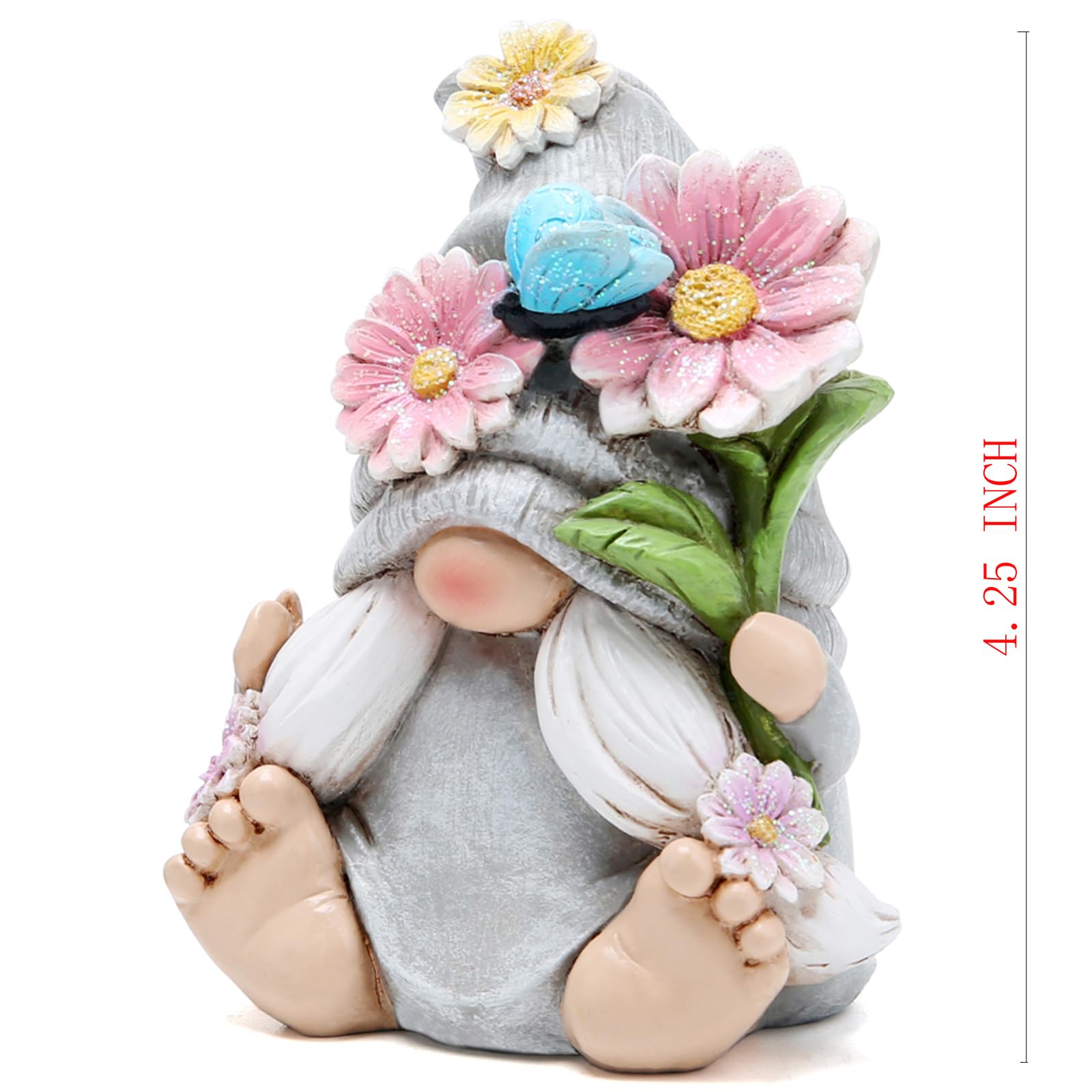 Hodao Spring Gnome Figurine in packaging