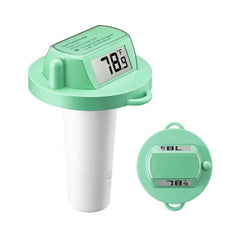 HODIK Digital Floating Pool Thermometer front view in green