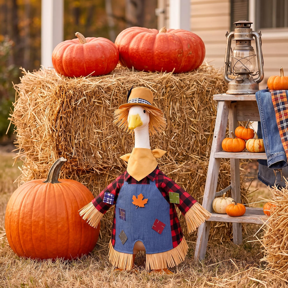 Hodola Fall Scarecrow Outfit packaging showing included items