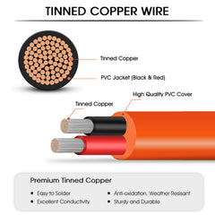 Hoeine solar extension cable with MC4 connectors