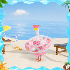 Hoemwarm Pink Bikini Goose Outfit showing the bikini design and necklace