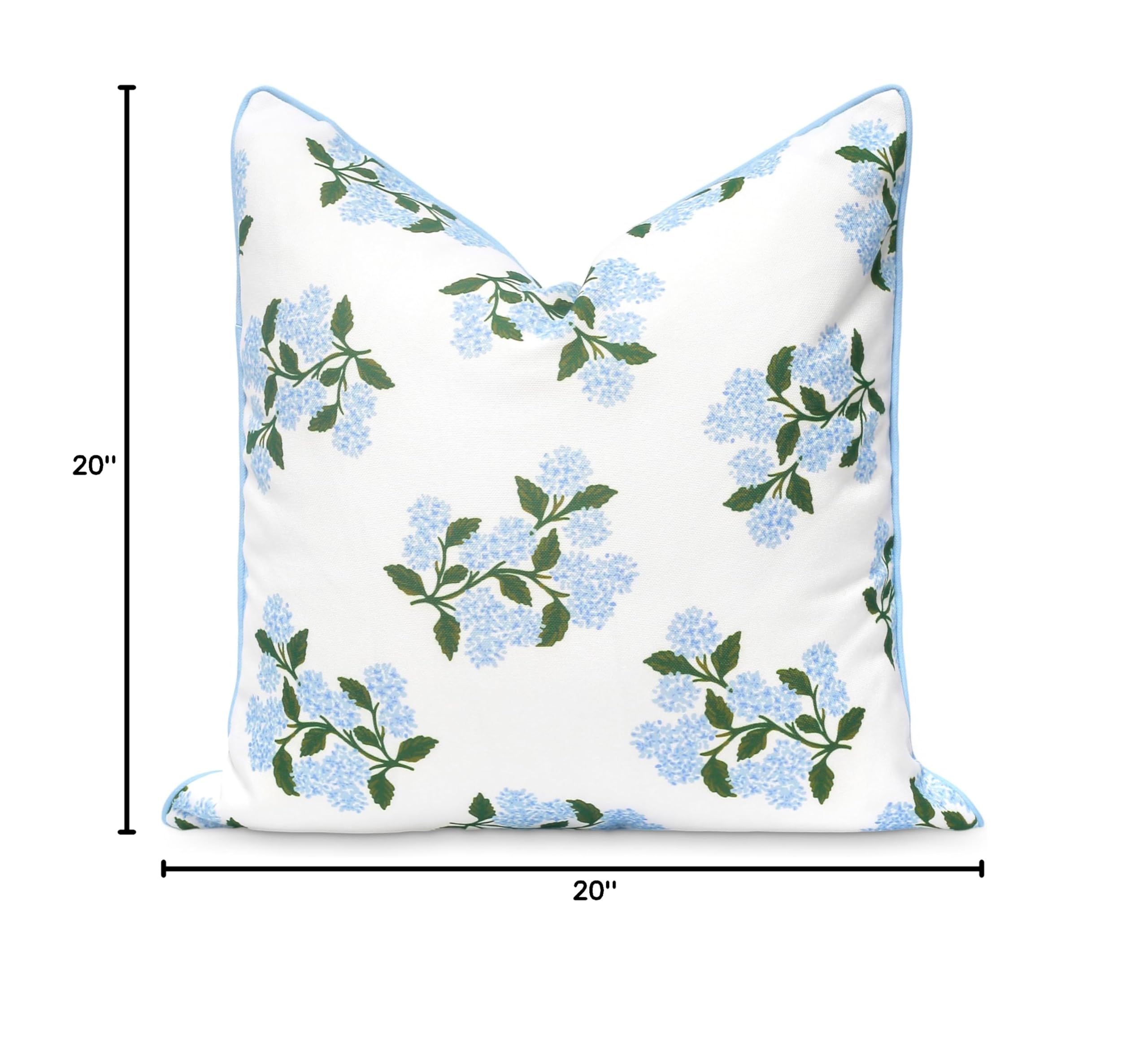 Hofdeco 20"x20" pillow cover displayed with matching decor