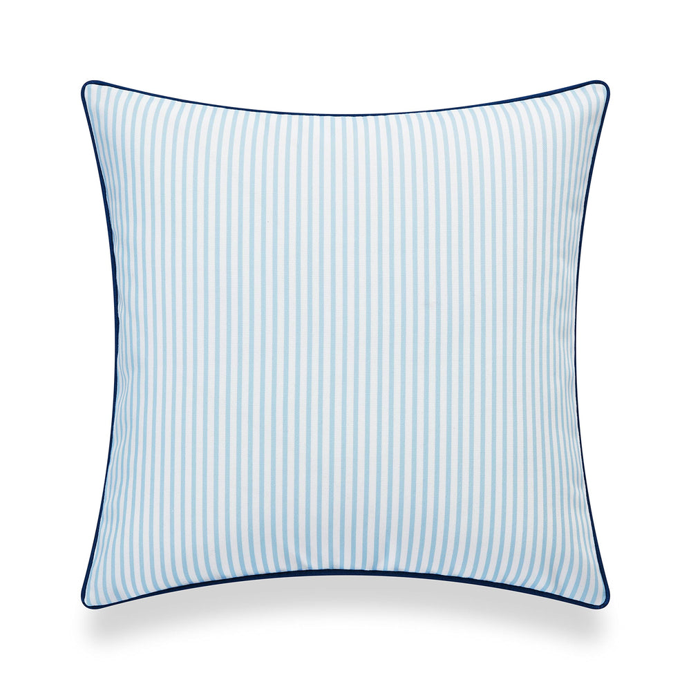 Hofdeco Premium Coastal Pillow Cover styled with other cushions
