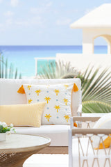 Hofdeco Premium Lumbar Pillow Cover side view with invisible zipper