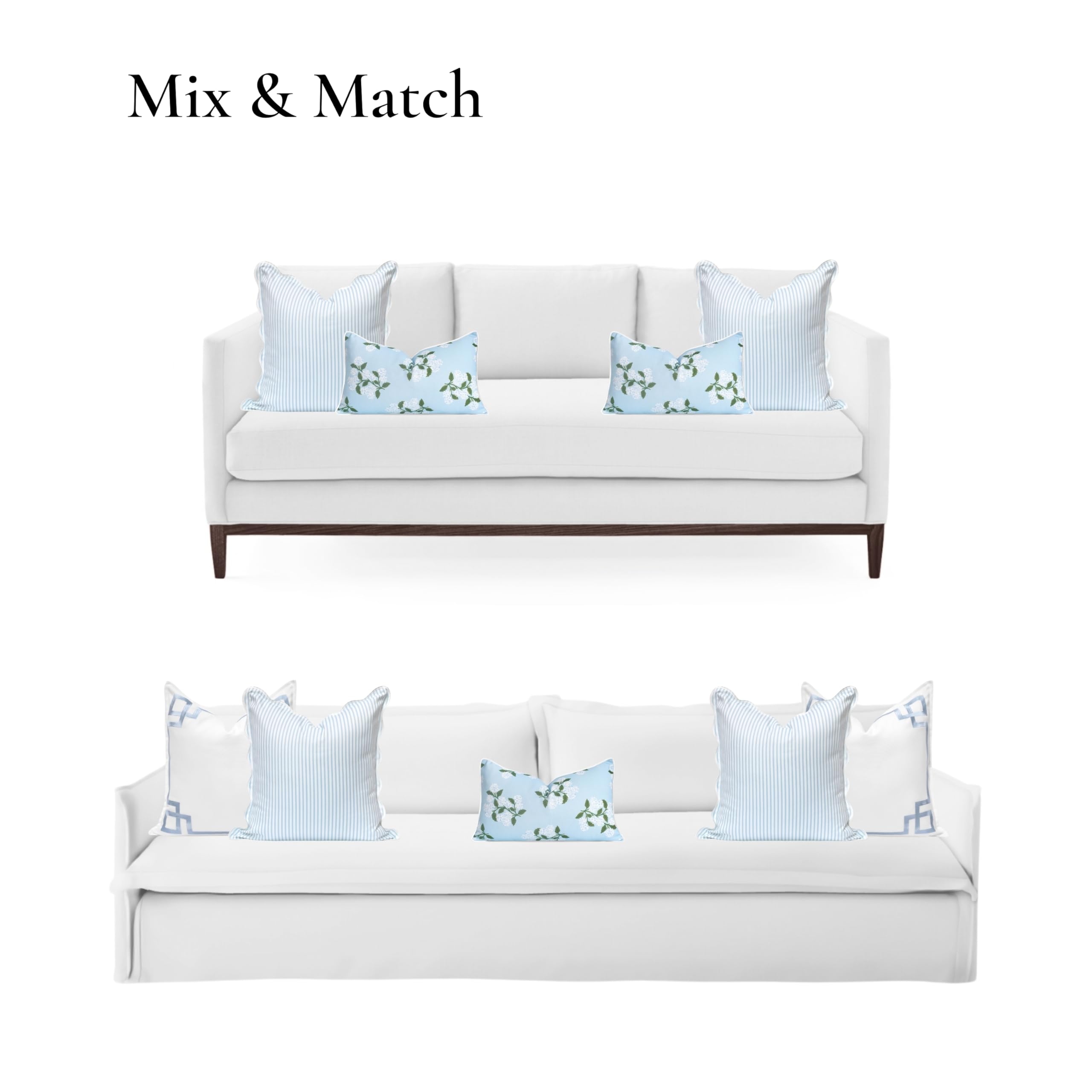 Hofdeco Premium pillow cover styled on outdoor furniture