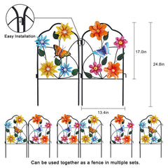 hogardeck decorative garden stake displaying vibrant colours and intricate details