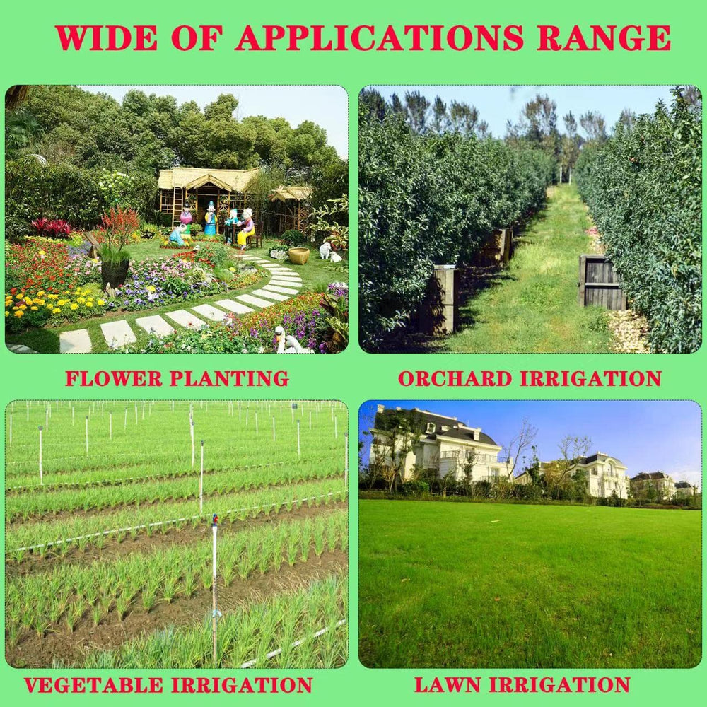 HOINCO drip irrigation kit components laid out for installation