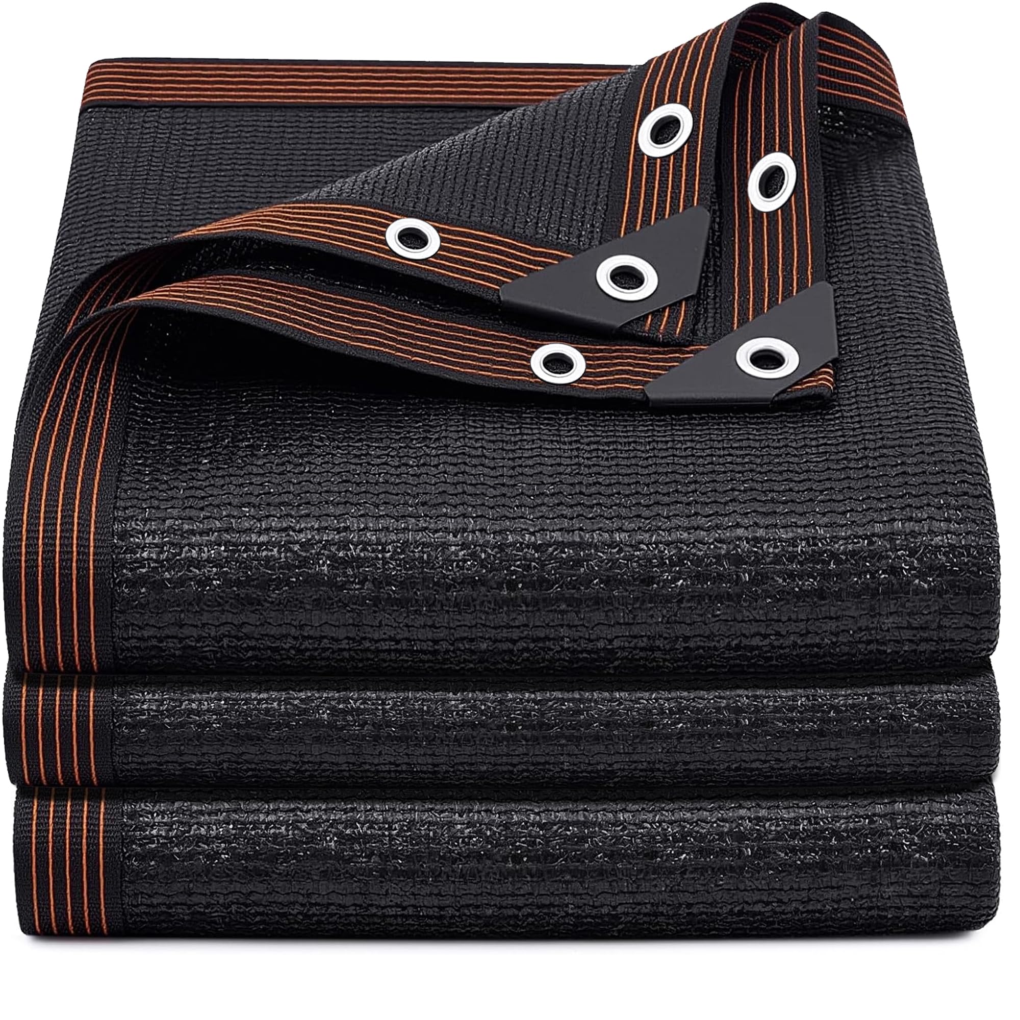 HOLAA Shade Cloth 3x6ft black panel front view
