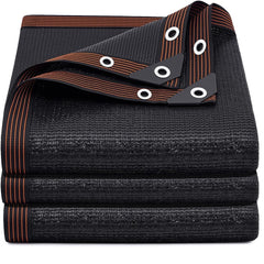 HOLAA Shade Cloth 3x6ft black panel front view