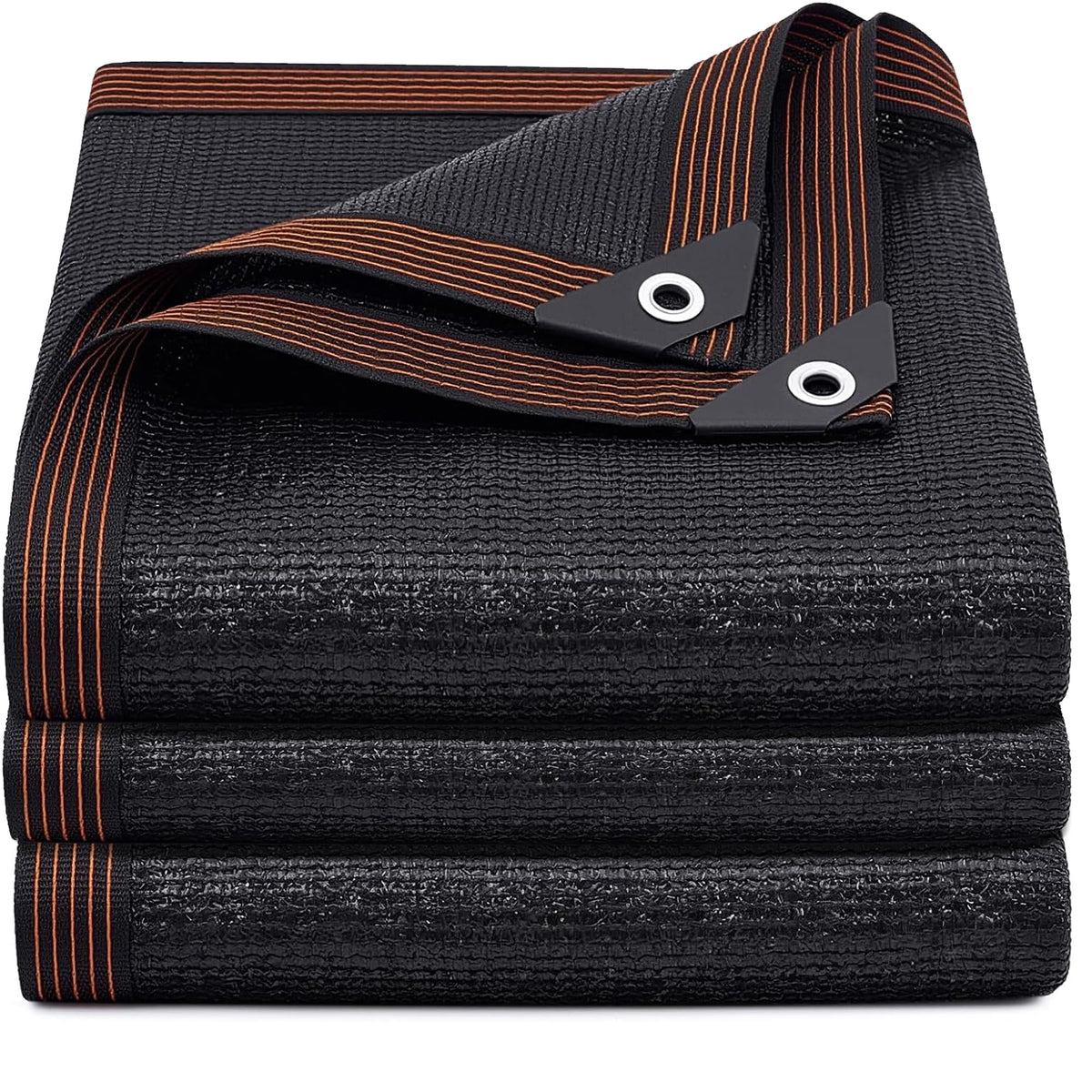 HOLAA Shade Cloth 90% 8x10ft black panel front view