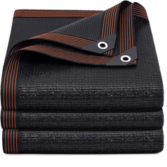 HOLAA Shade Cloth 90% 8x10ft black panel front view