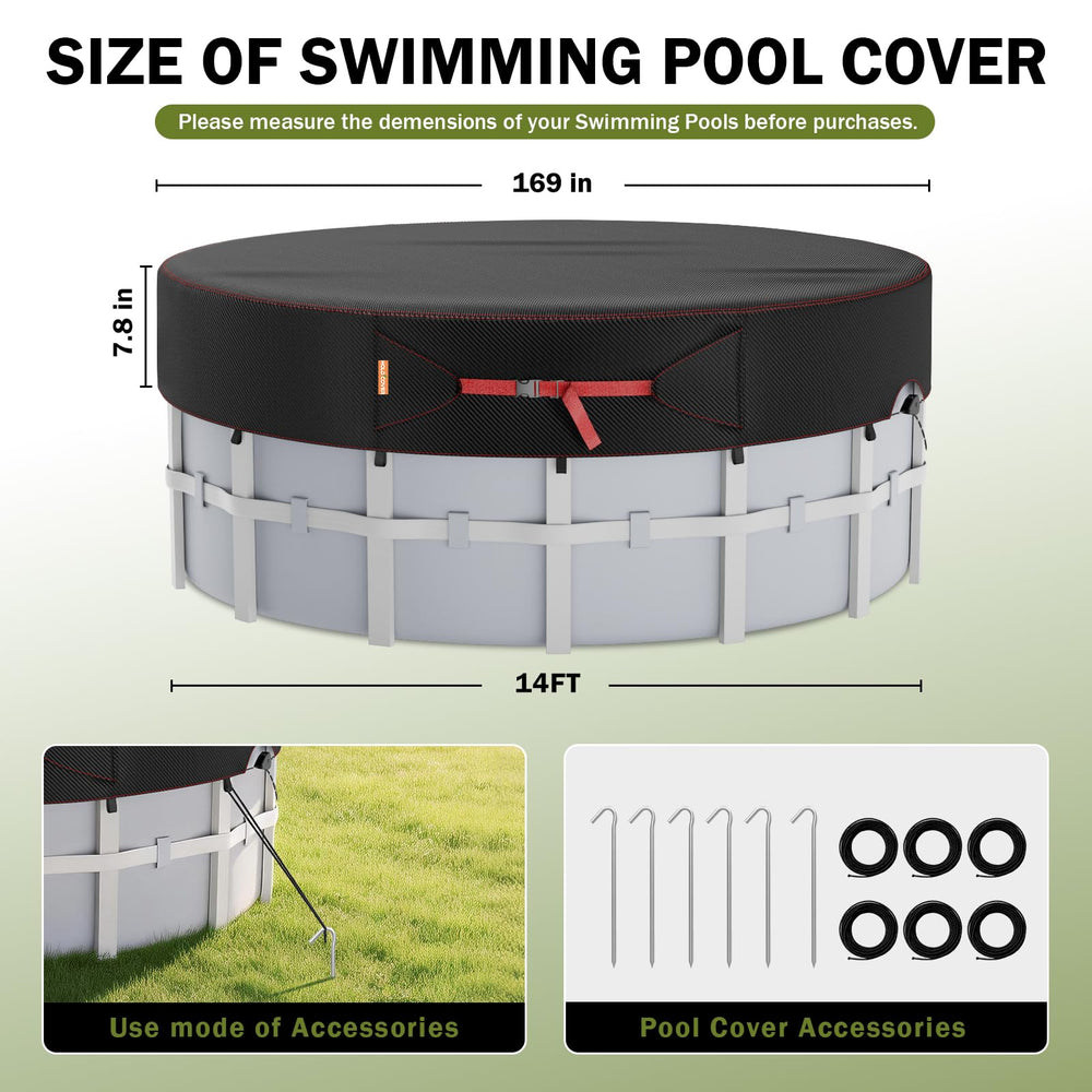 HOLDCOVER pool cover showing waterproof seams and material