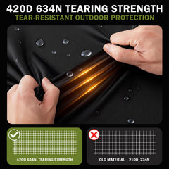 HOLDCOVER pool cover with windproof design features