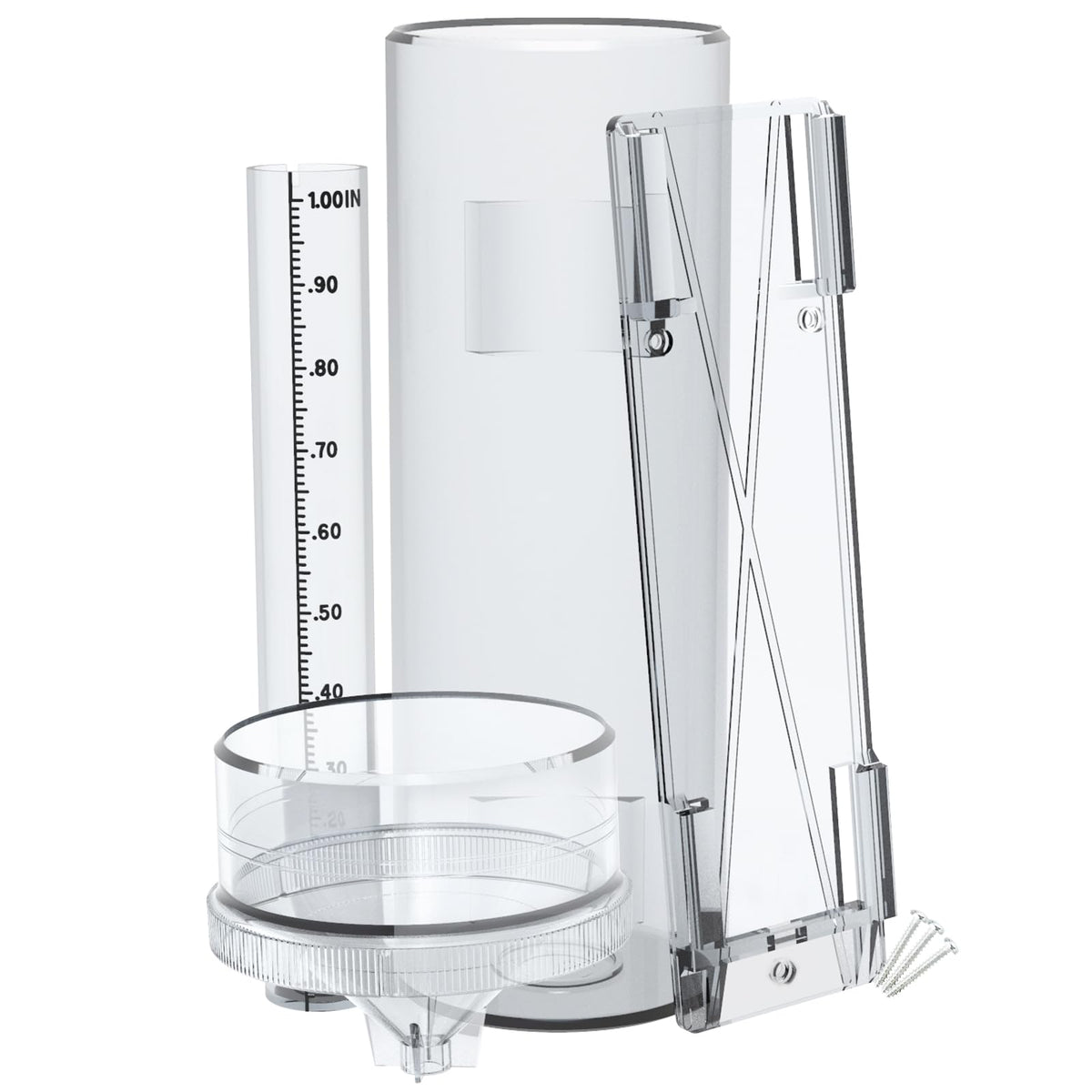 Holdly Professional Rain Gauge 11-inch with transparent body