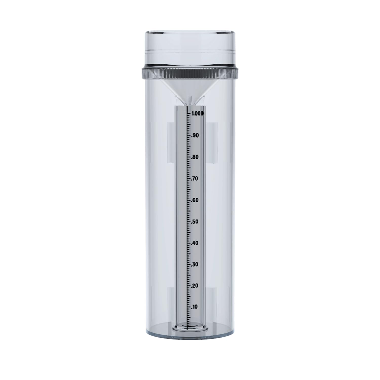 Holdly Rain Gauge showing collected rainwater level
