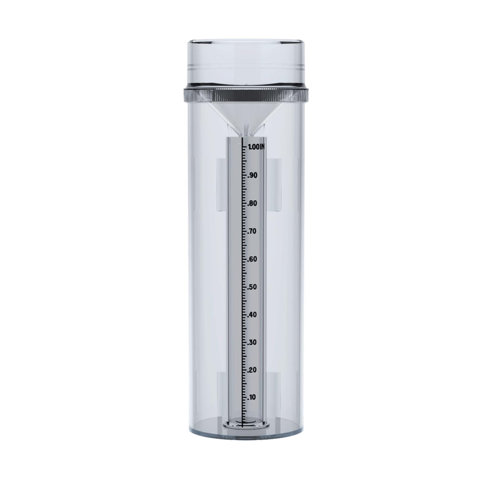 Holdly Rain Gauge showing collected rainwater level