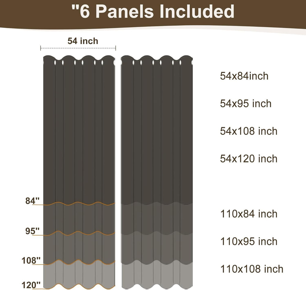 HolidayIdeas curtain package showing contents and size
