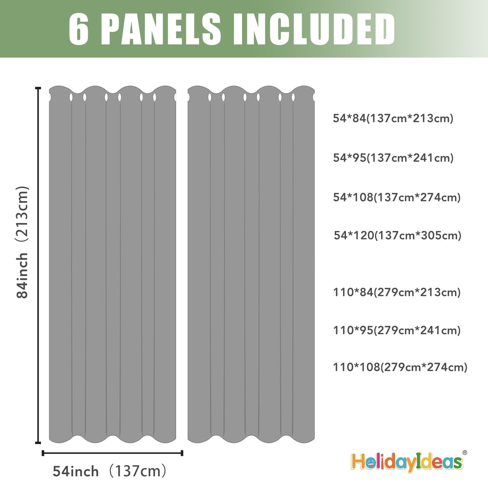 HolidayIdeas curtains providing privacy in backyard