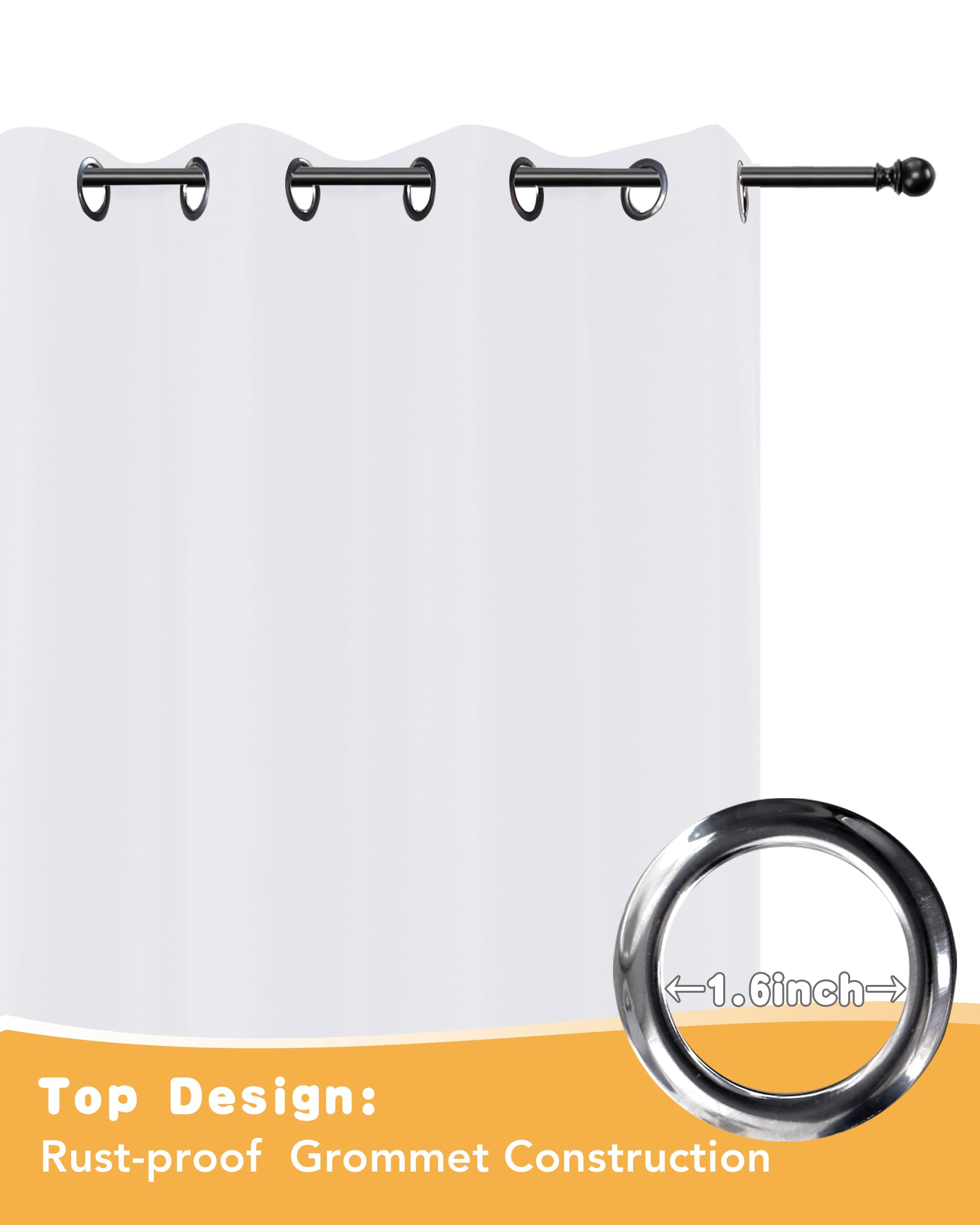 HolidayIdeas Outdoor Curtains displayed outdoors in sunlight