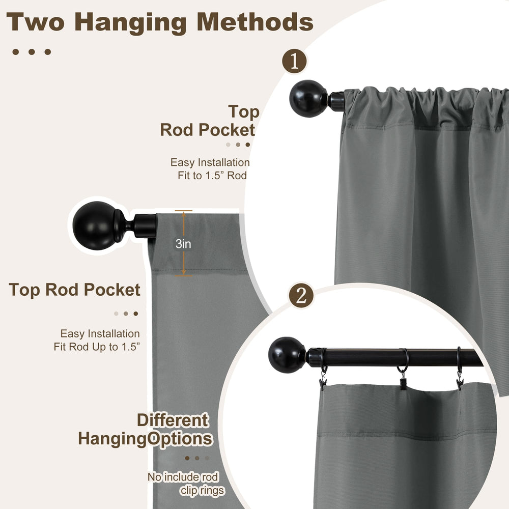 HolidayIdeas Outdoor Curtains packed in box