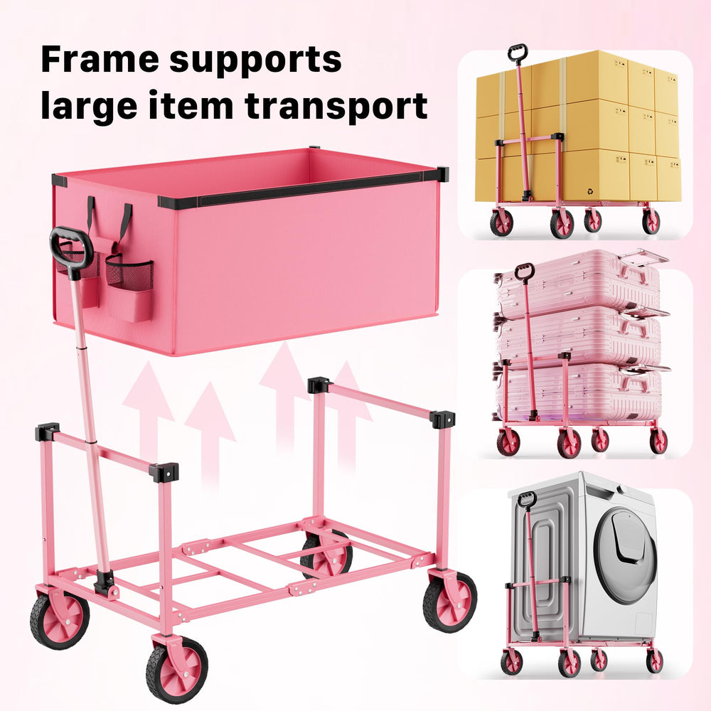 HOMBETTA collapsible wagon cart dimensions and weight details