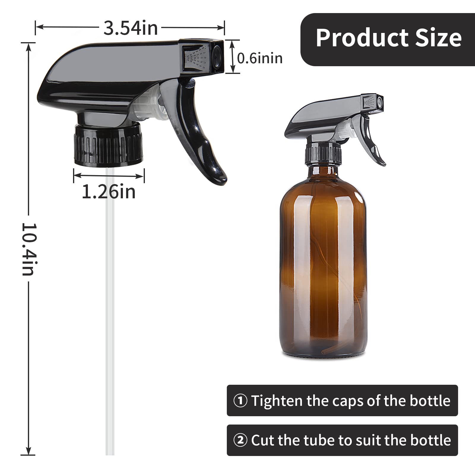 HOMBYS 4 pack spray nozzles in retail packaging