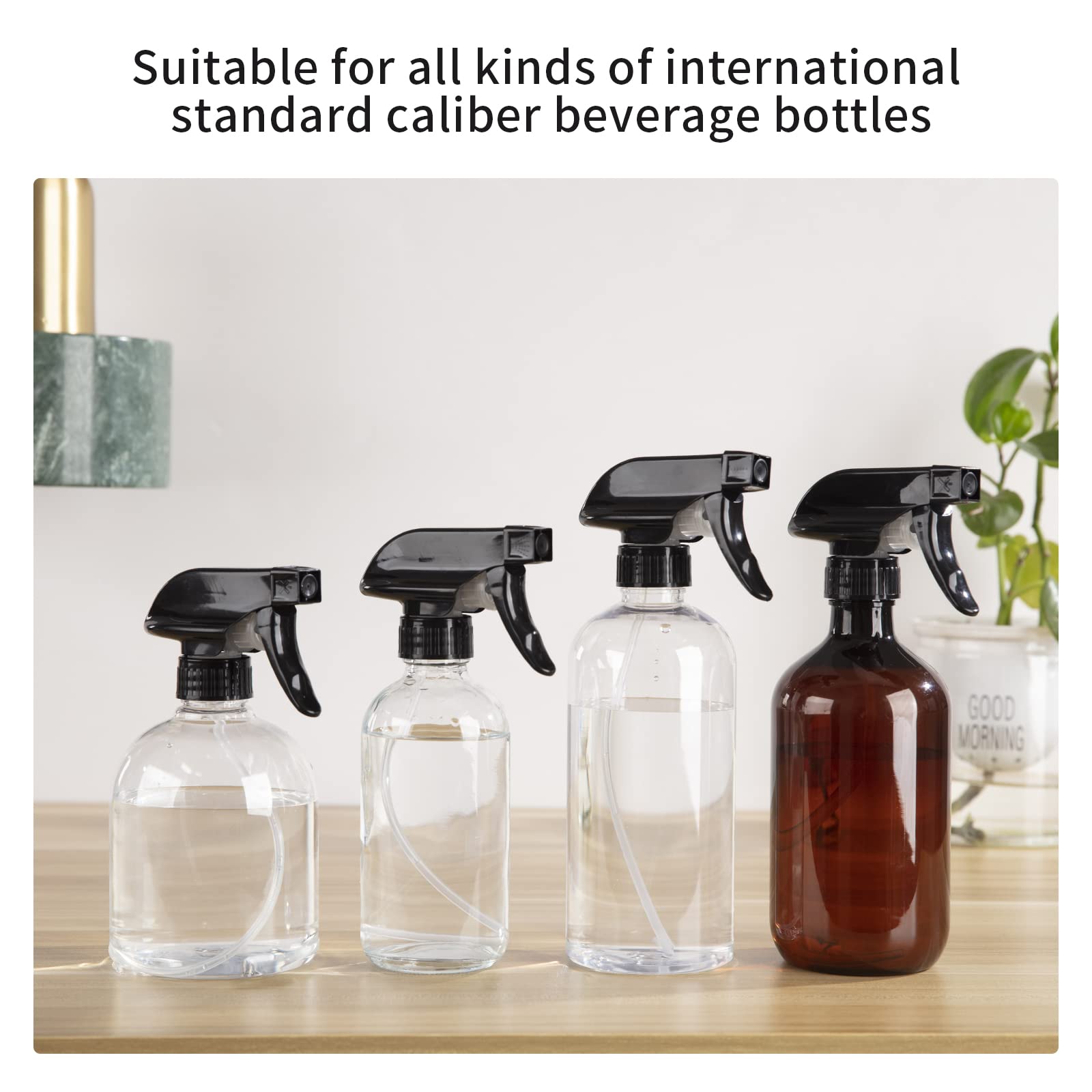 HOMBYS black spray nozzle standard size comparison