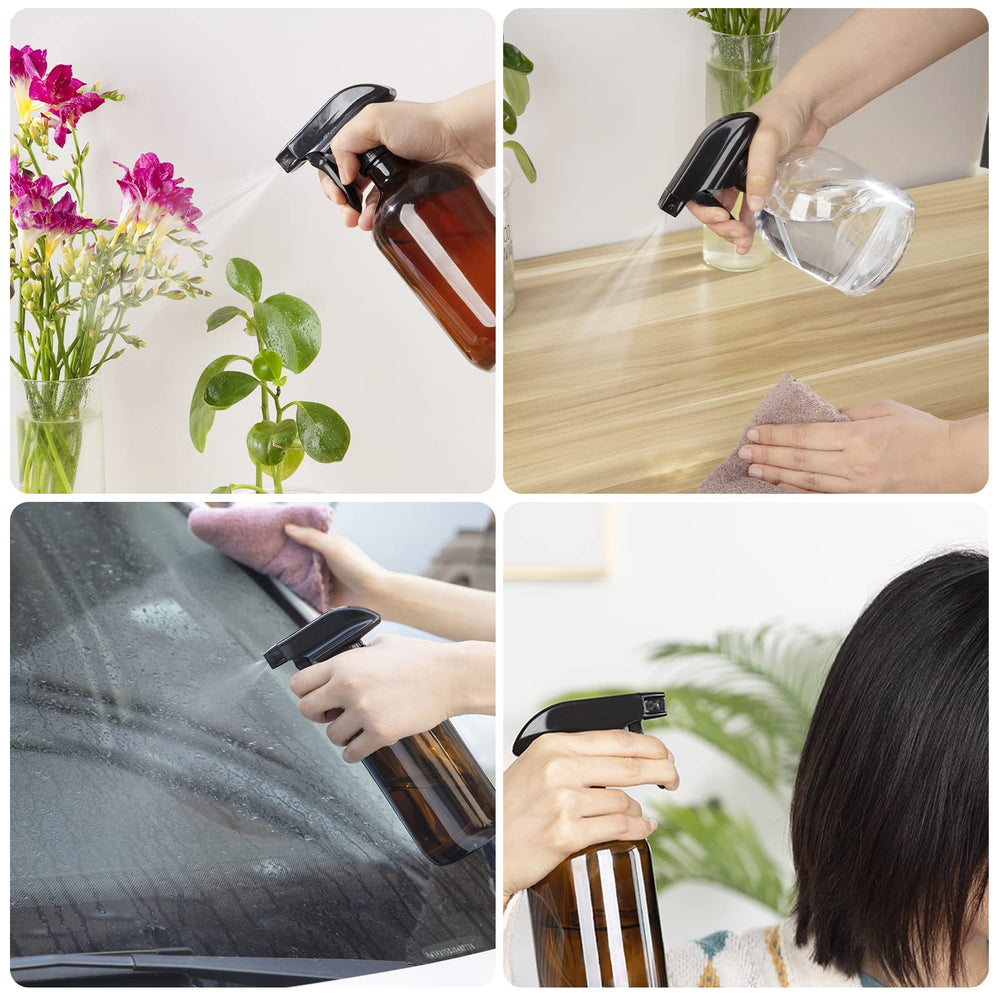 HOMBYS sprayers for cleaning solutions on a countertop