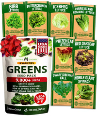 HOME GROWN 8 Lettuce Variety Mix packaging front view