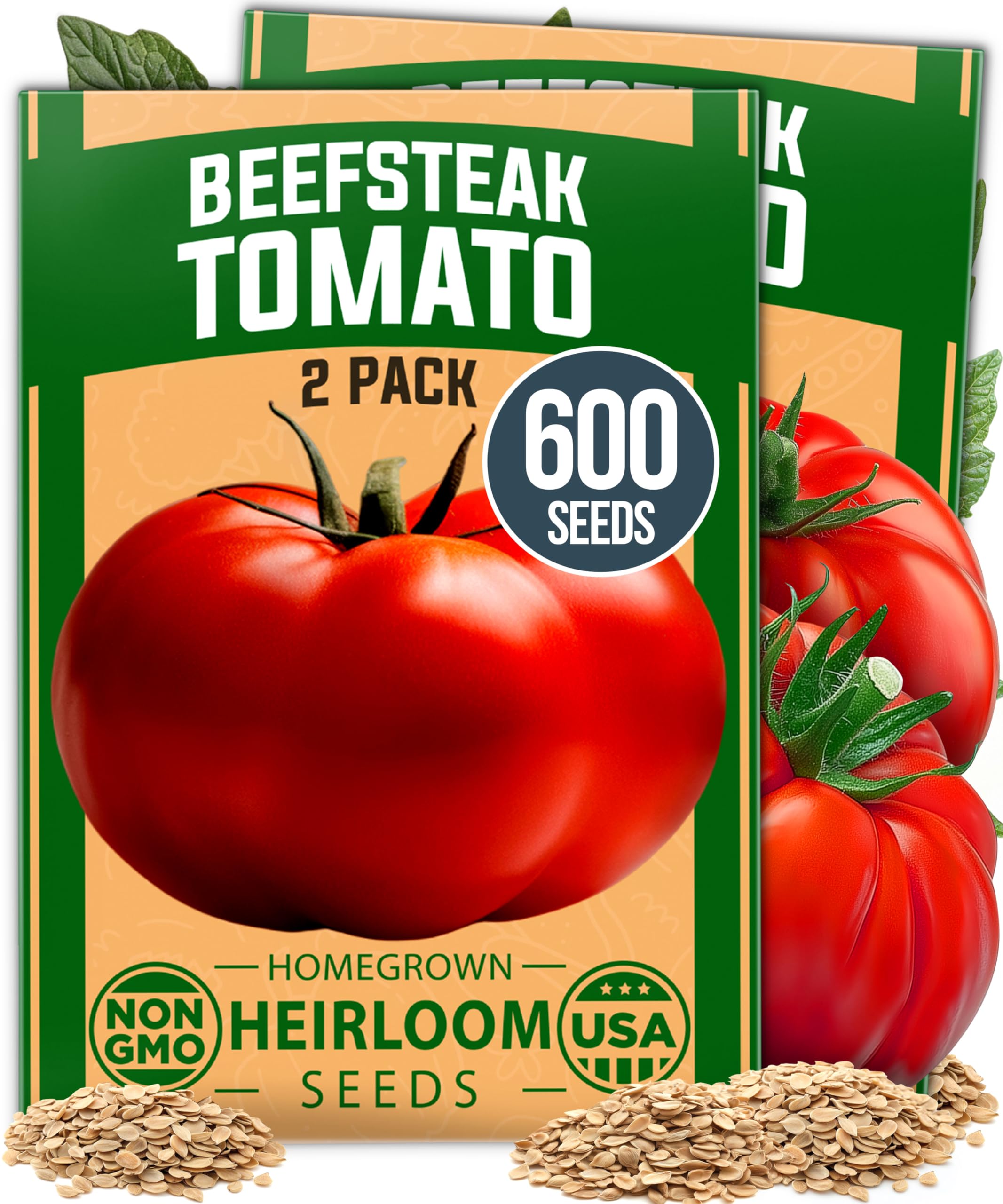HOME GROWN Beefsteak Tomato Seeds pack with 600 seeds