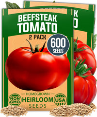 HOME GROWN Beefsteak Tomato Seeds pack with 600 seeds