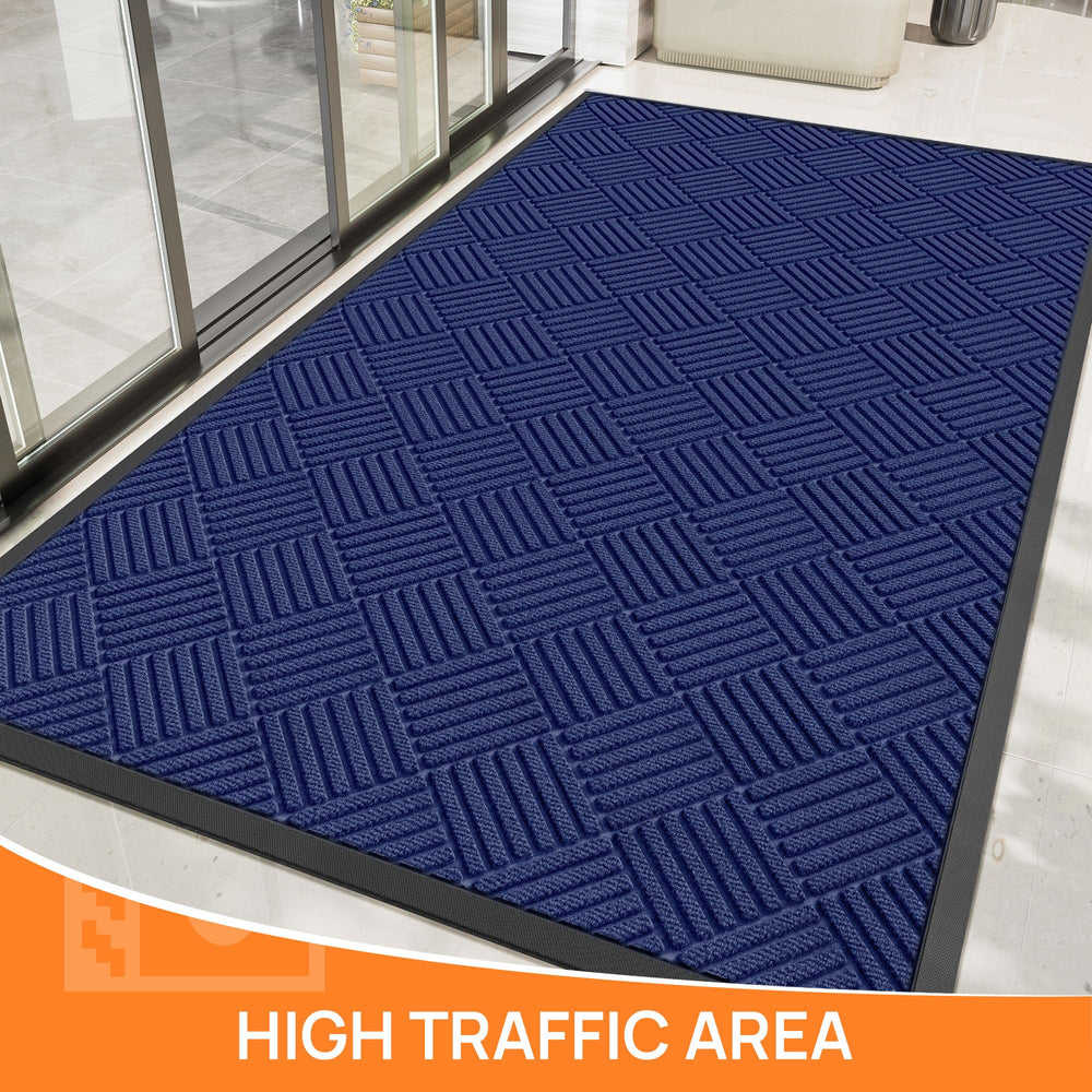 HOMEK Door Mat close-up showing deep grooves
