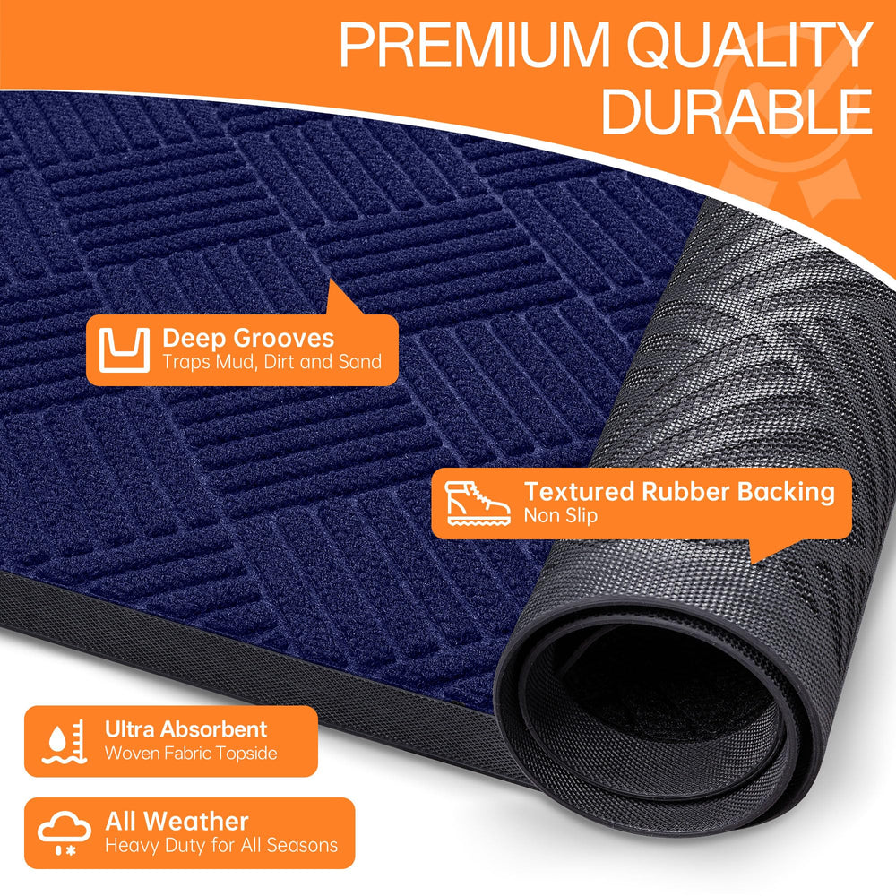 HOMEK Door Mat in a busy entryway