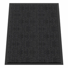HOMEK Indoor Outdoor Door Mat 3' x 4' grey front view