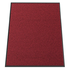HOMEK Indoor Outdoor Door Mat Red 3' x 4' front view