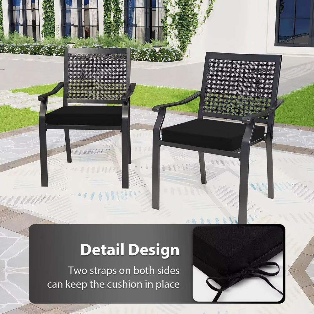 HOMELYSIAN Outdoor Chair Cushions packed in vacuum bags