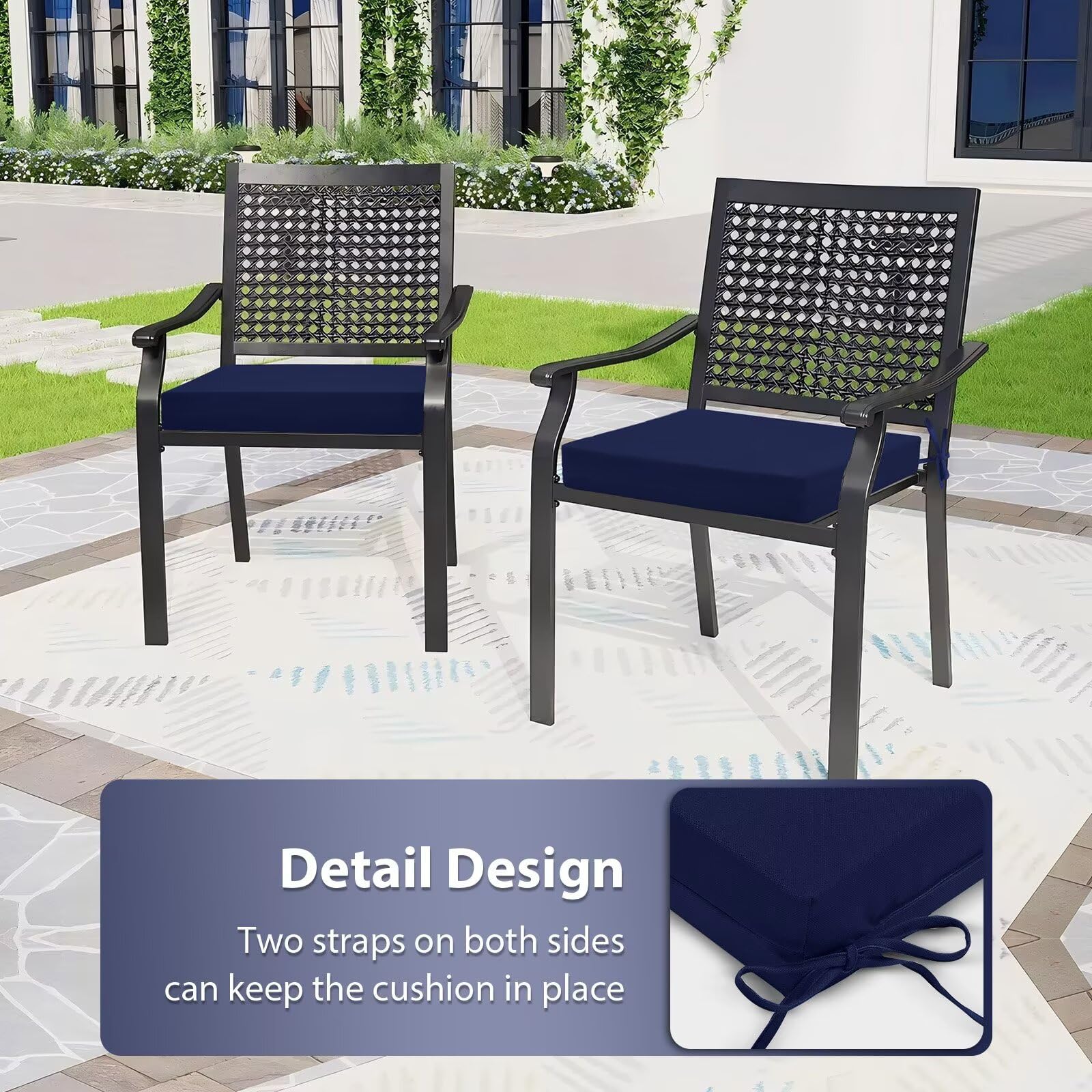 HOMELYSIAN outdoor cushions set of 6 in packaging