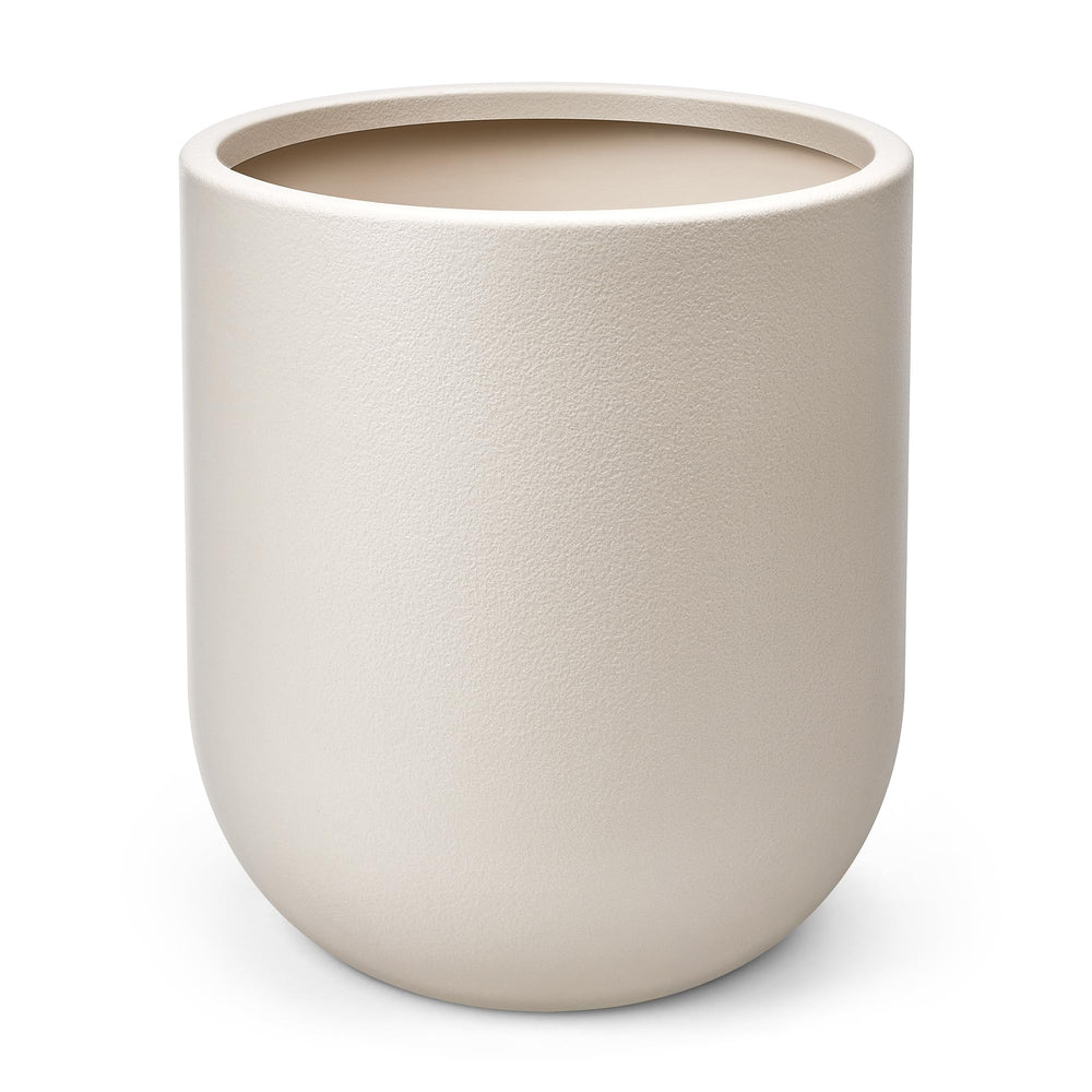 homenote 13 Inch Large Plastic Planter front view with drainage plug