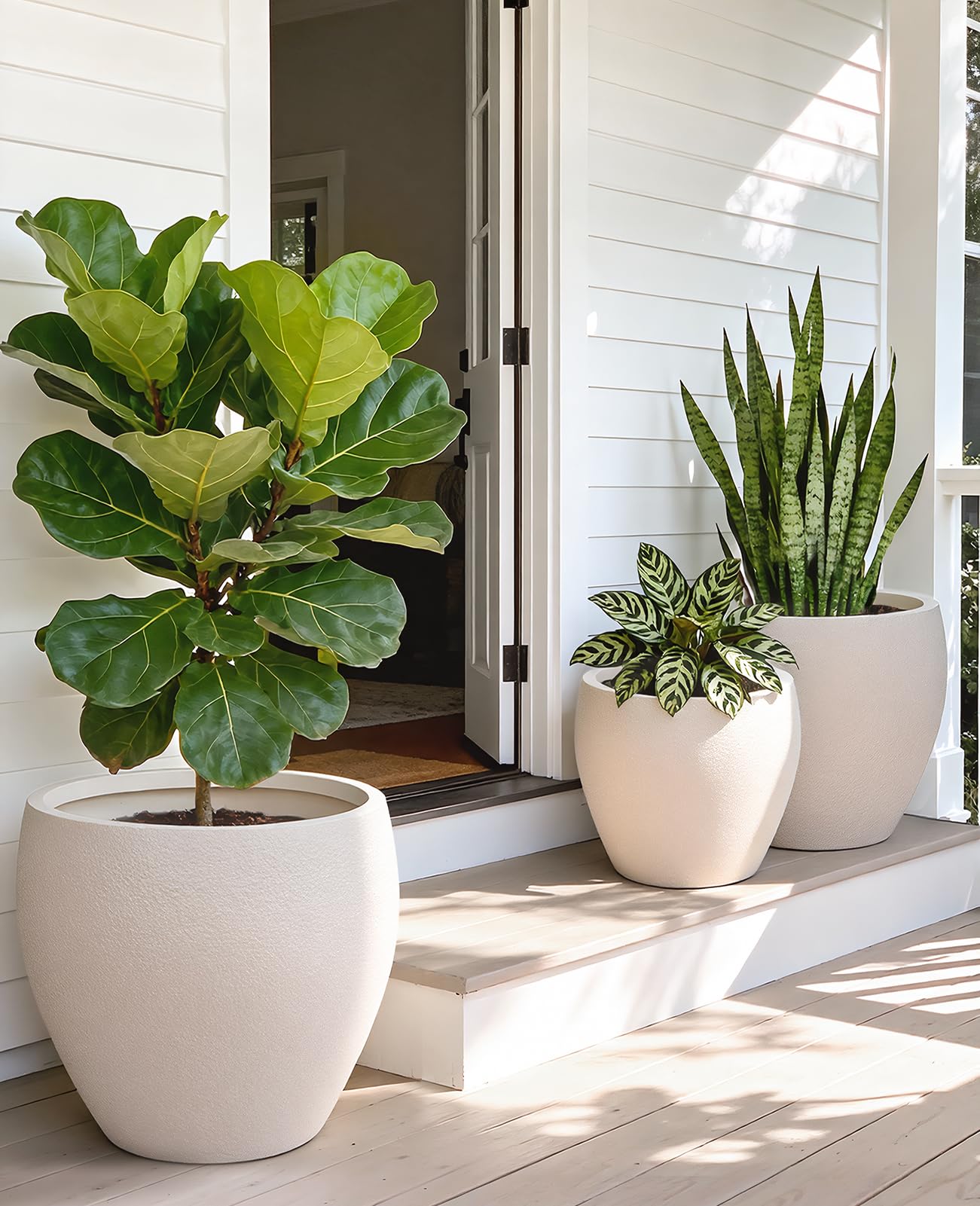 homenote 9.6 inch flower pot with drainage