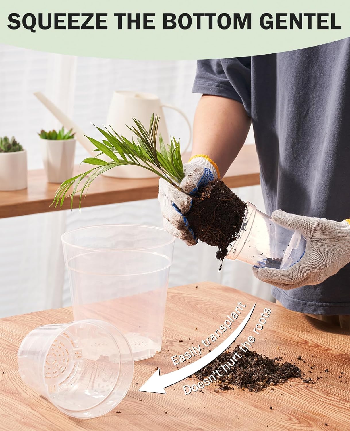 homenote clear nursery pots packaging