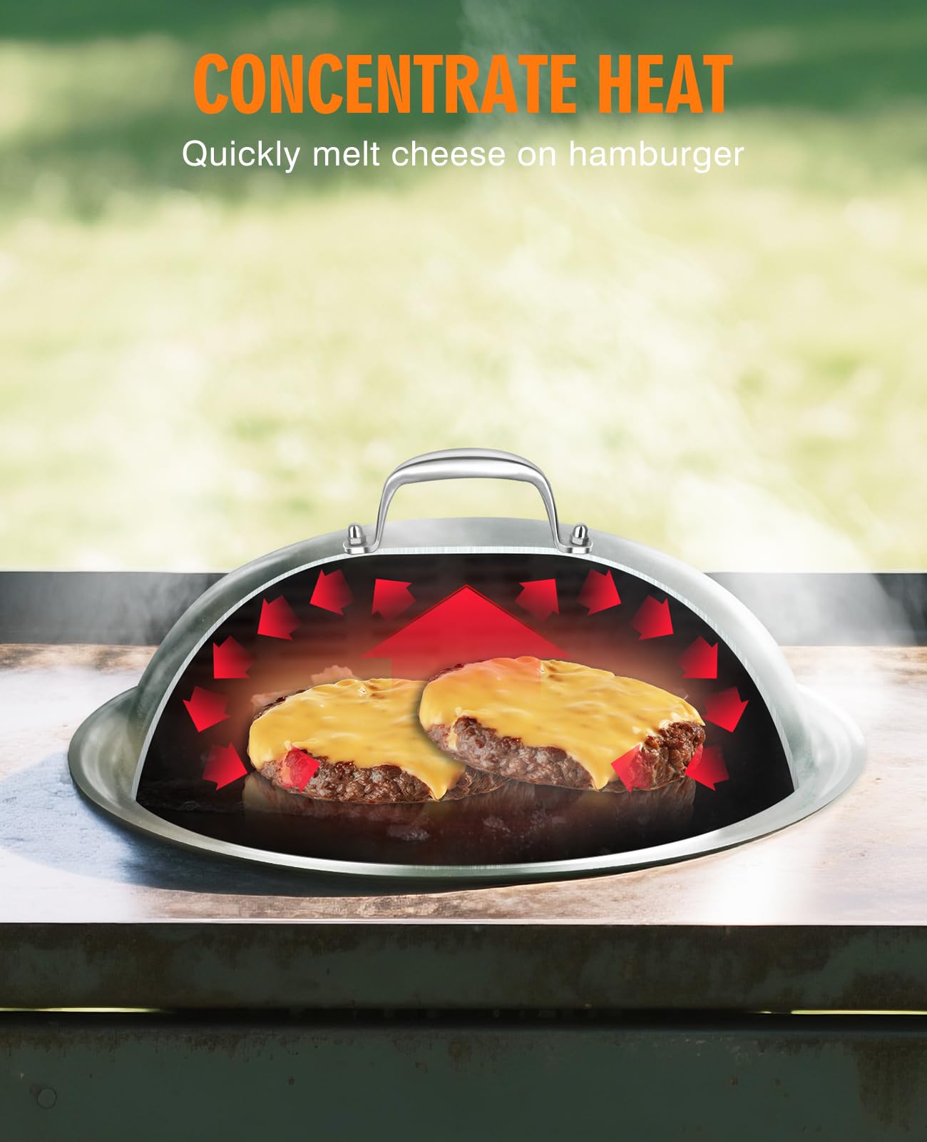 homenote Griddle Accessories Kit displayed on a patio