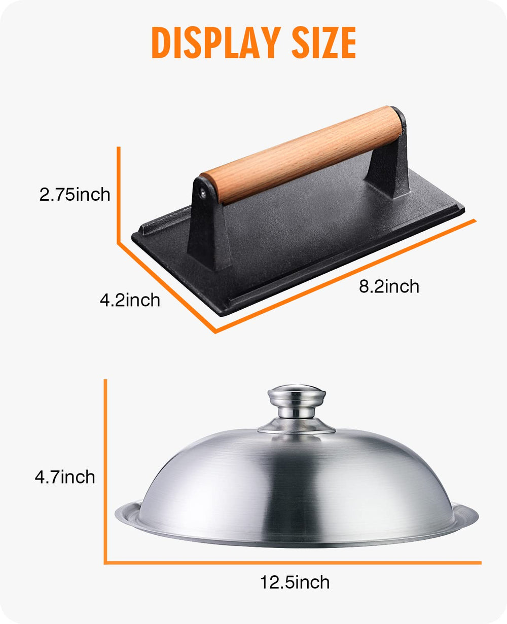 homenote Griddle Accessories Kit in use on Blackstone grill