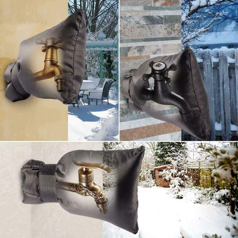 Hometopia faucet cover showing insulation layers