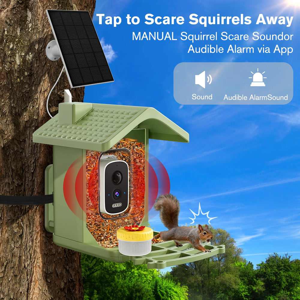 Homiefans Smart Bird Feeder mounting kit components