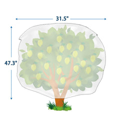 Homimp Plant Covers protecting outdoor plants during winter