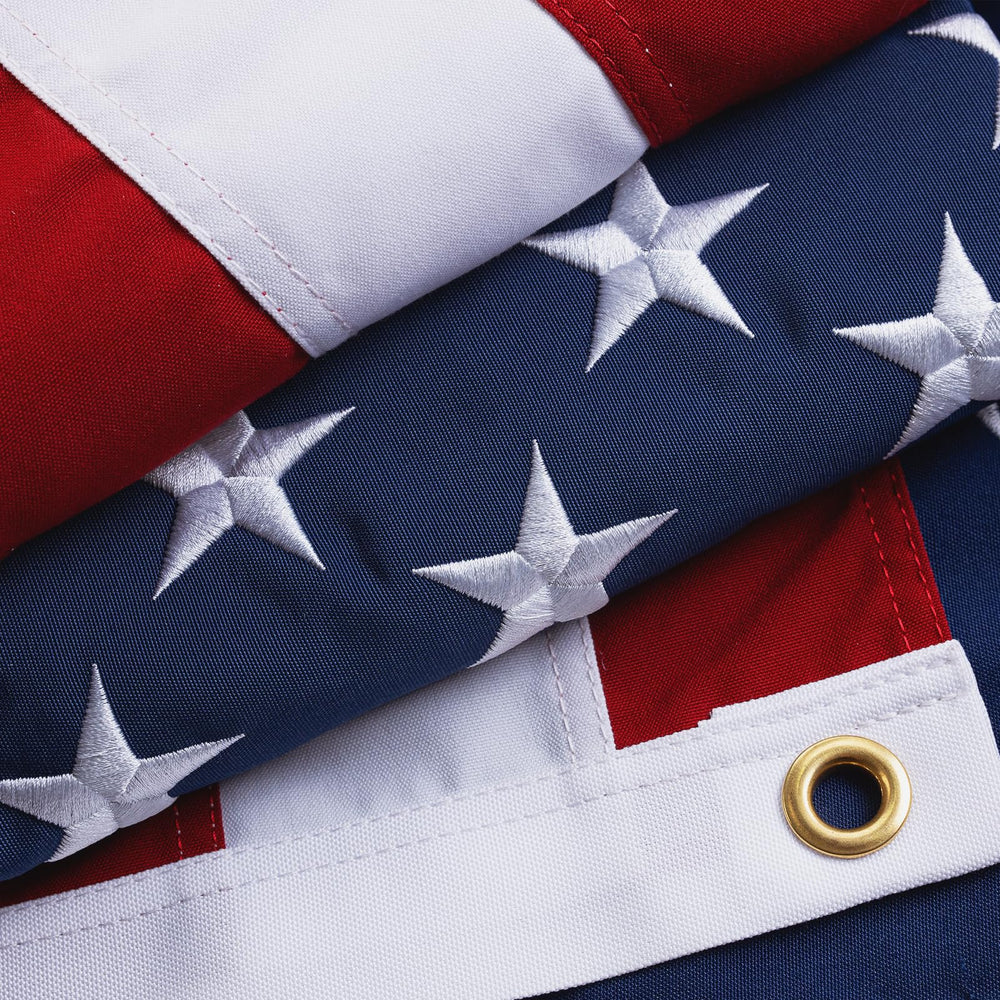Homissor 100% Cotton USA Flag 4x6 Ft front view