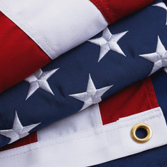 Homissor 100% Cotton USA Flag 4x6 Ft front view